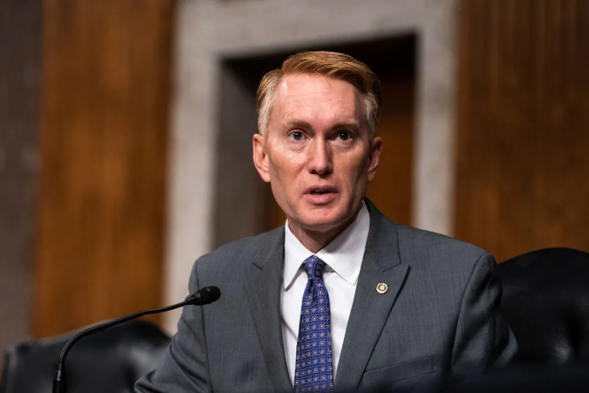 Sen. James Lankford (R-Okla.) speaks in Washington in a Sept. 16, 2020, file photograph. (Anna Moneymaker/Pool/Getty Images)