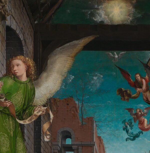Jan_Gossaert_angel with scroll and star