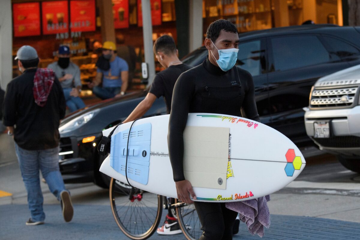 A surfer