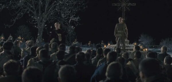 singing to the troops