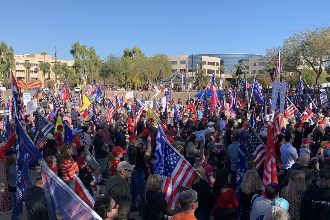 Arizona State Senator at ‘Stop the Steal’ Rally: ‘We’re Not Going to Give Up’