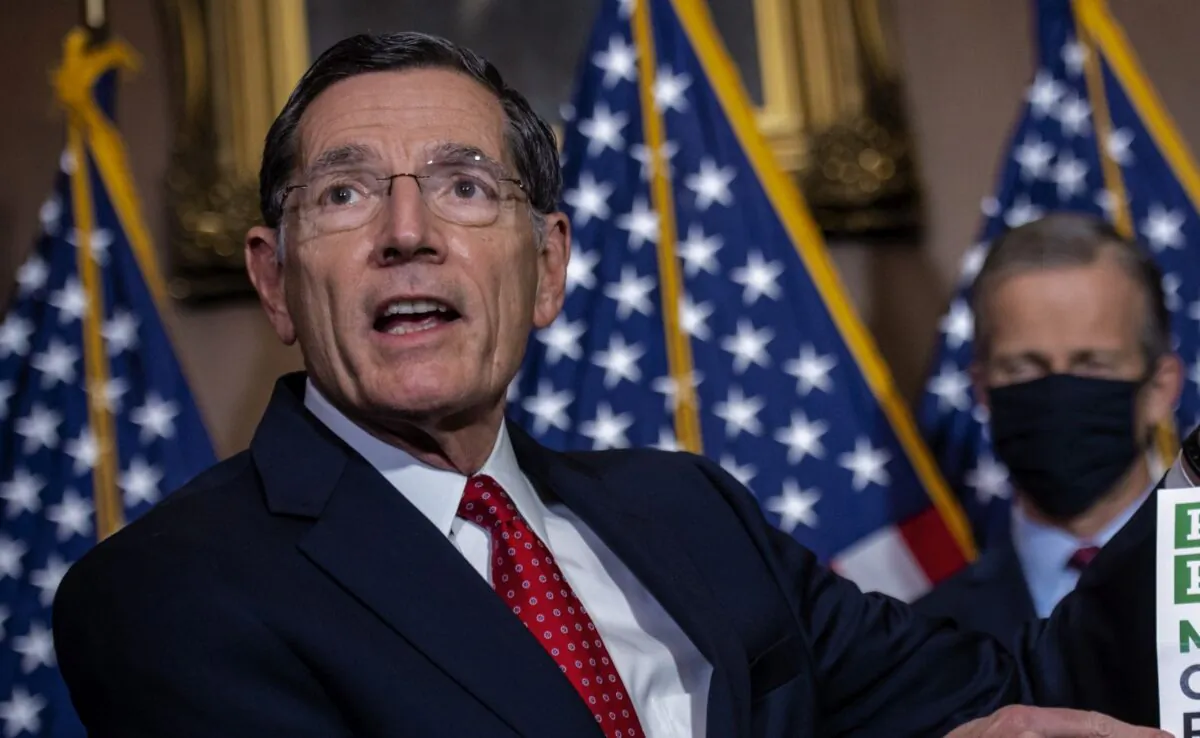 Sen. John Barrasso (R-Wyo.) in Washington on Dec. 1, 2020. (Bill O'Leary-Pool/Getty Images)