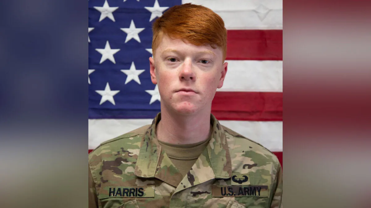 Fort Drum military base soldier Cpl. Hayden Allen Harris in a file photo. (Courtesy of U.S. Army)