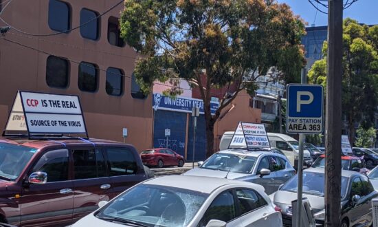 Car Rally to Protect Australia From CCP Influence Tours Melbourne