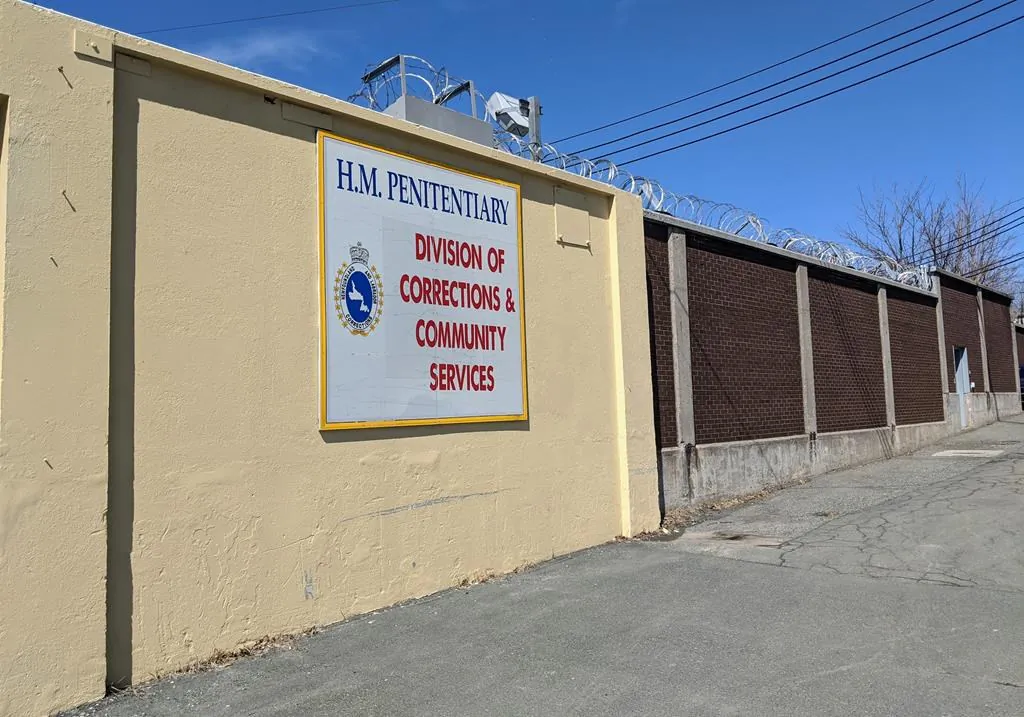 Jonathan Henoche died about a year ago in Her Majesty's Penitentiary, shown in St. John's, N.L. in a 2020 photo. (The Canadian Press/Sarah Smellie)