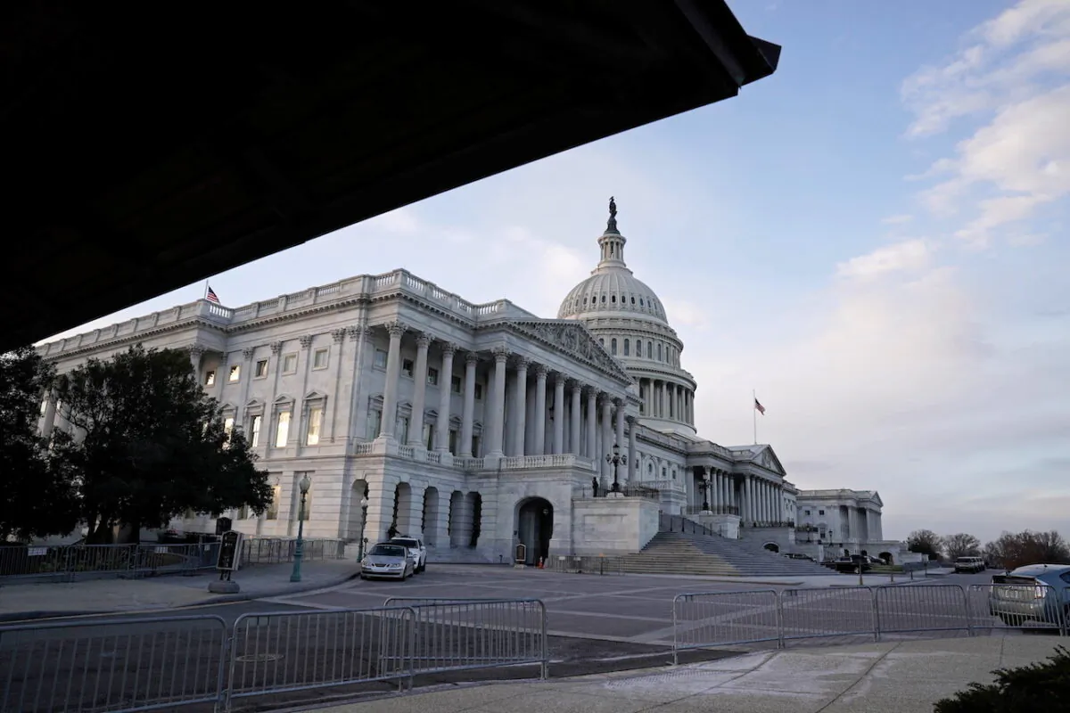 The view of the Capitol building, in Washington, on Dec. 21, 2020. (Ken Cedeno/Reuters)