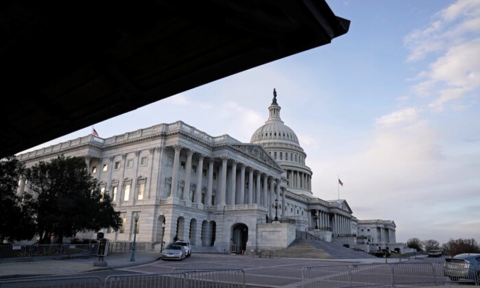 The view of the Capitol building, in Washington, on Dec. 21, 2020. (Ken Cedeno/Reuters)