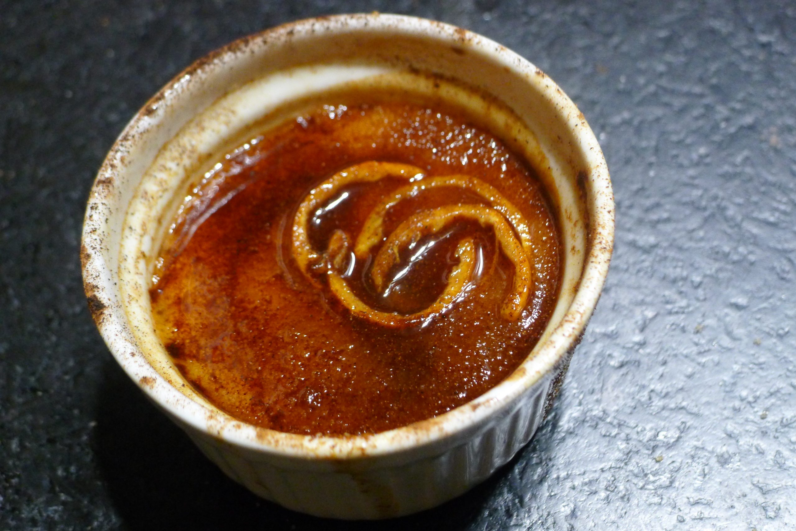 creme brulee flambe