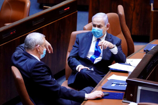 netanyahu and gantz