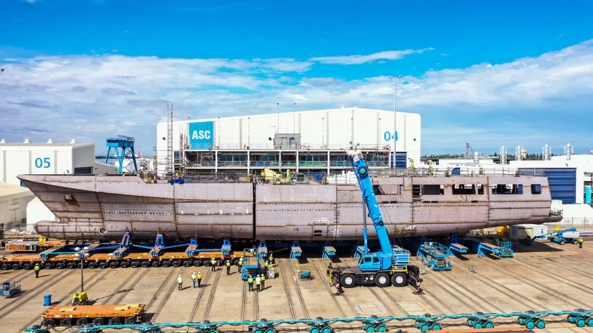 Offshore Patrol Vessel (OPV) construction. (ASC)