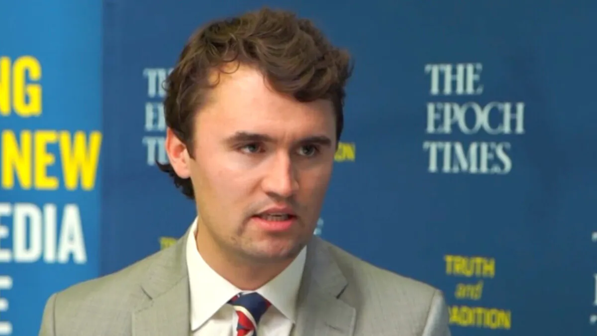 Charlie Kirk speaks to NTD at Turning Point USA Student Action Summit in West Palm Beach, on Dec. 21, 2020. (Screenshot/NTD)