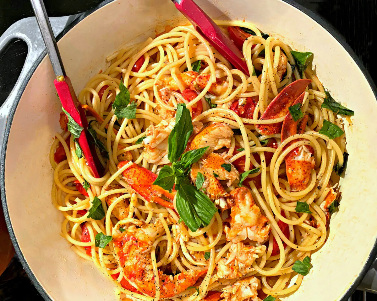 This celebratory dish is simple yet elegant, special but not pretentious, and relies on a short list of honest ingredients that drive wonderfully fresh flavor. (Lynda Balslev for Tastefood)