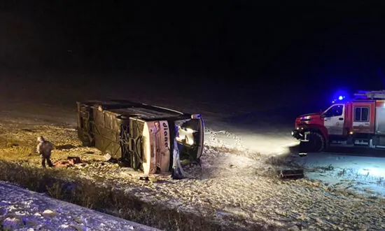 Bus Crash in Western Russia Kills 4, Leaves 11 Injured