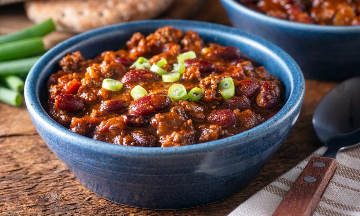 Enjoy with sour cream and shredded cheese, preferably by a warm fire. (Foodio/Shutterstock)