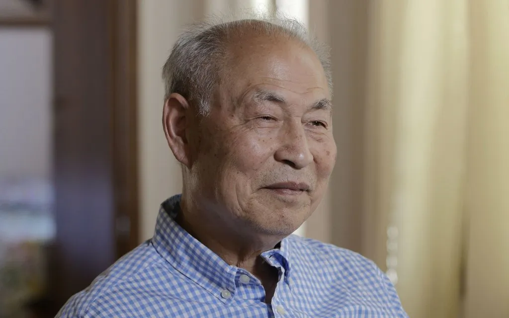 Zhang Kunlun in an interview for the film “Sacred Art.” (Courtesy of Kacey Cox from "Sacred Art")