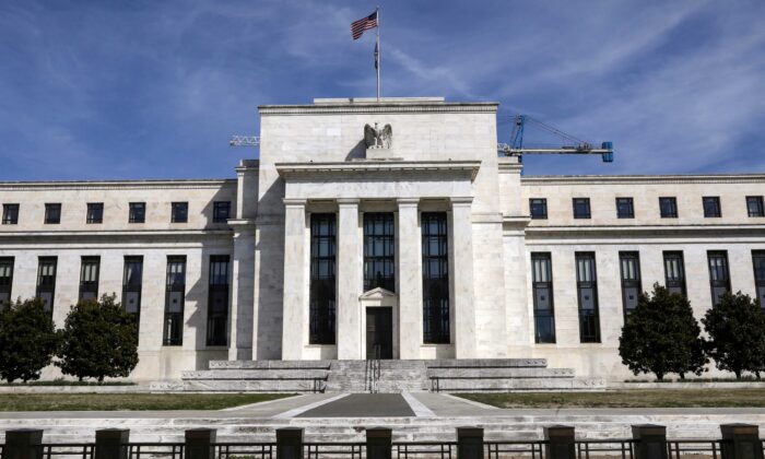  Federal Reserve Board Building on Constitution Avenue in Washington on March 27, 2019. (Brendan McDermid/Reuters)