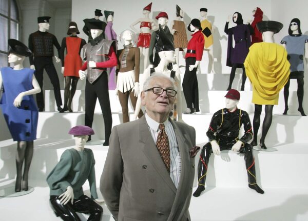 French fashion designer Pierre Cardin