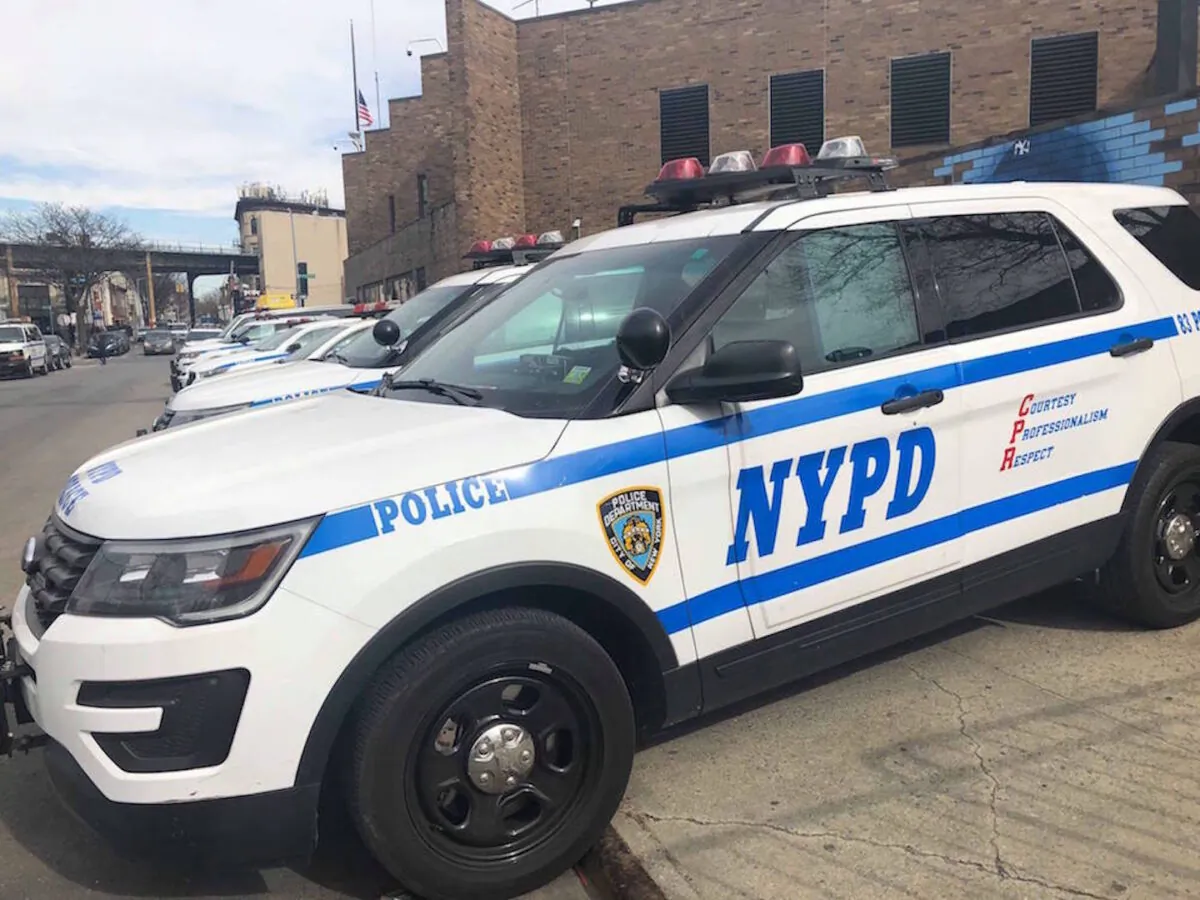 A NYPD vehicle in Brooklyn, New York on Feb. 17, 2019. (Mimi Nguyen Ly/The Epoch Times)