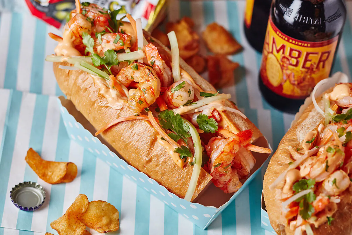 Shrimp po'boys are a staple of New Orleans cuisine. (Lauren Volo/TNS)