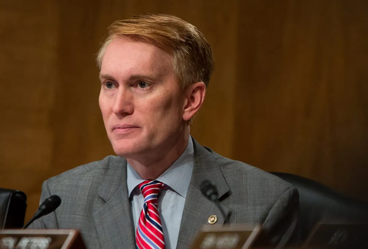 Sen. James Paul Lankford (R-Okla.) is seen in Washington on Sept. 27, 2017. (Samira Bouaou/The Epoch Times)