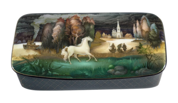 acquer box with landscape