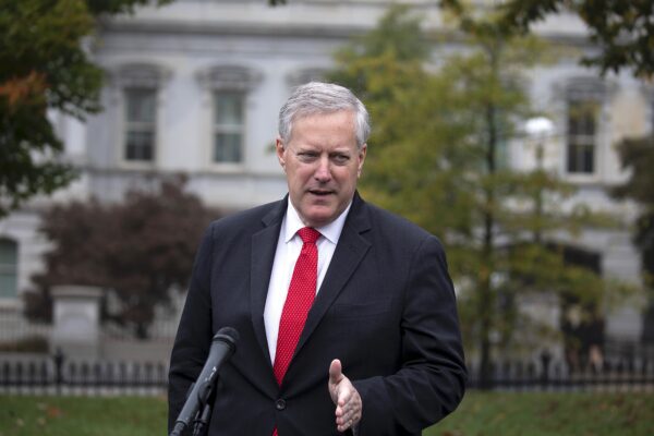 Chief Of Staff Mark Meadows Briefs Media At The White House