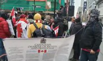 Protesters Rally at Toronto’s Dundas Square, Call on Governments to End Lockdowns