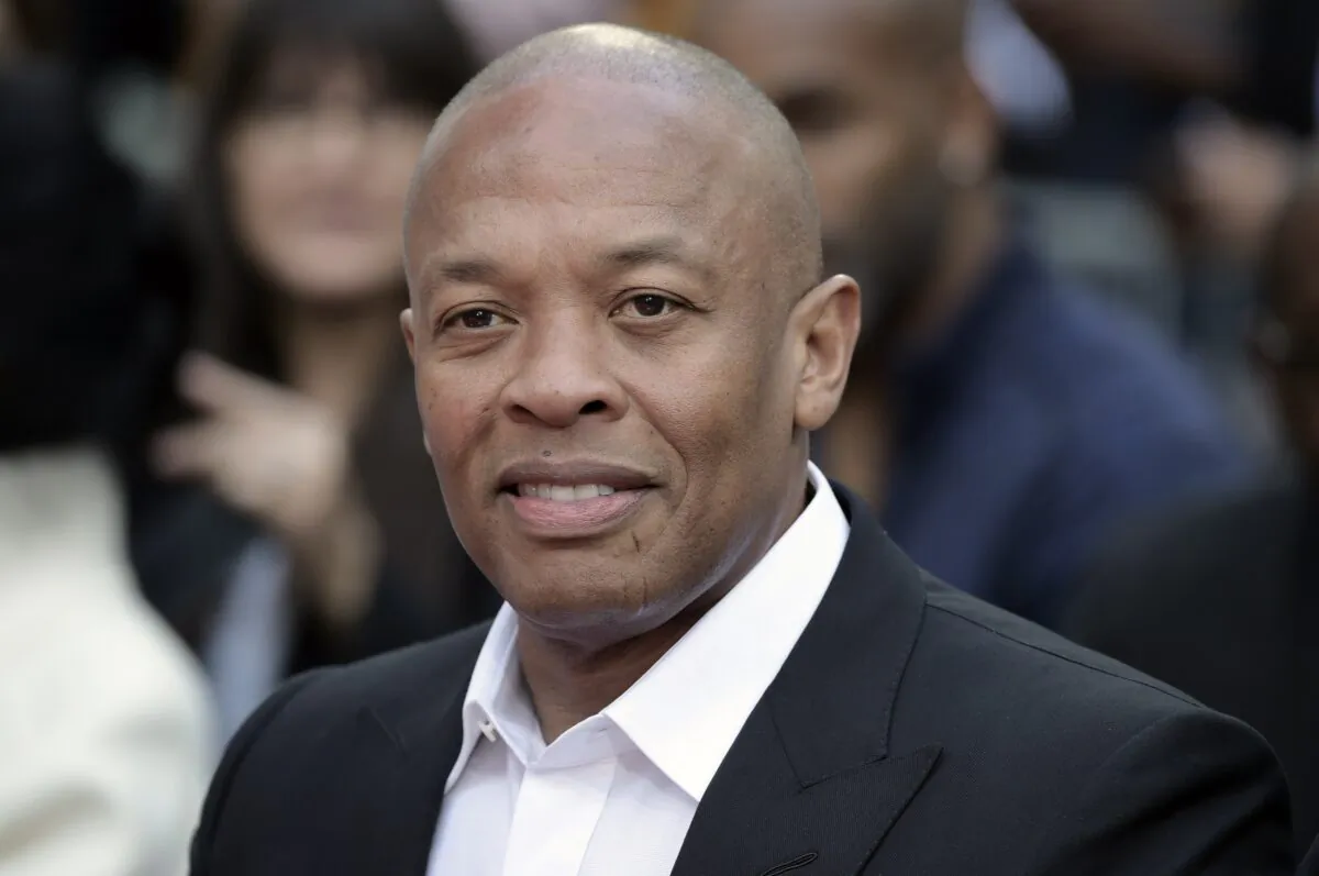 Dr. Dre attends a hand and footprint ceremony honoring Quincy Jones in Los Angeles on Nov. 27, 2018. (Richard Shotwell/Invision/AP Photo, File)