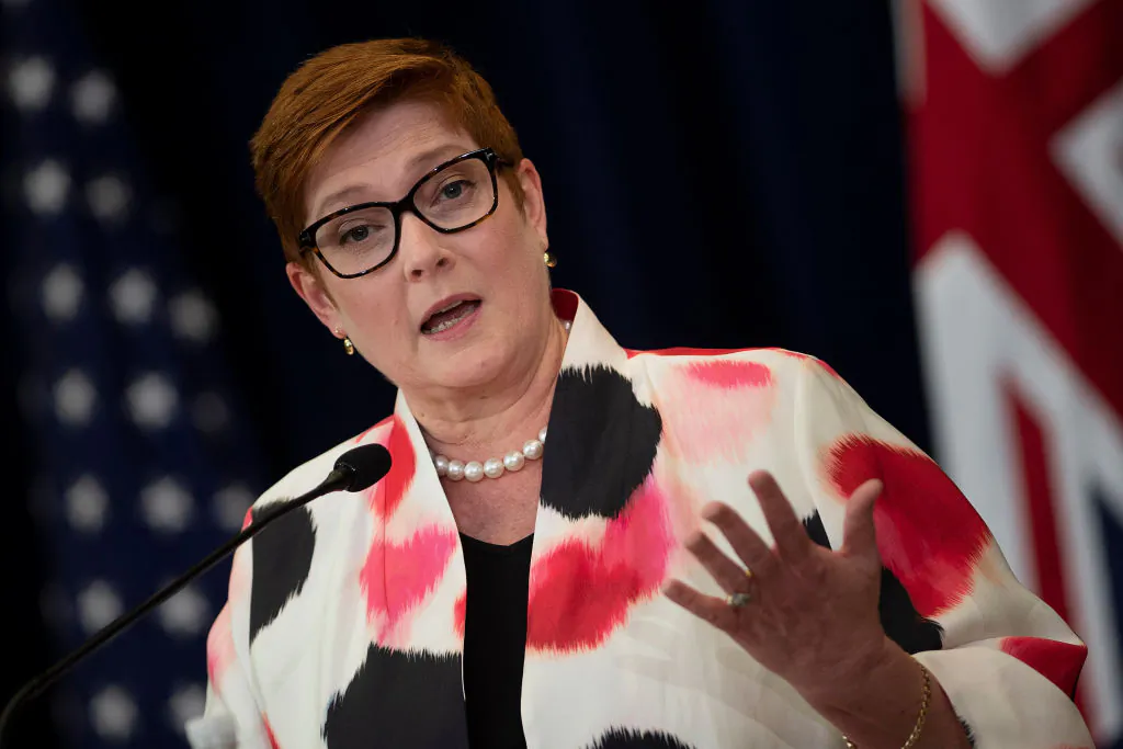 Australian Foreign Minister Marise Payne called for an investigation into COVID-19 origins in April. (Brendan Smialowski / POOL /AFP via Getty Images)