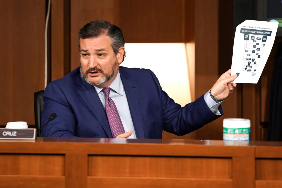 Sen. Ted Cruz (R-Texas) in Washington on Oct. 14, 2020. (Greg Nash-Pool/Getty Images)