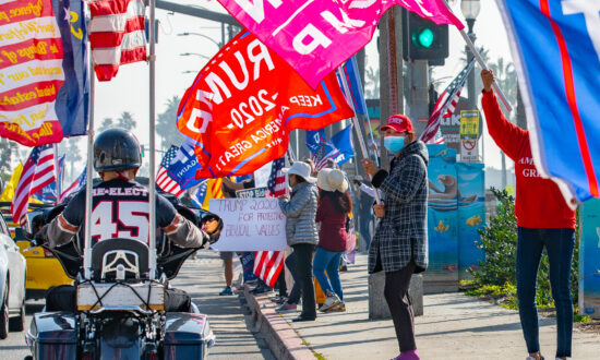 Orange County Residents Gather to Support Trump as Congress Counts Electoral Votes