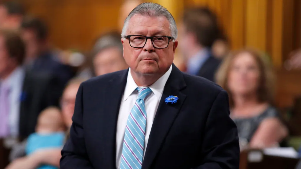 Public Safety and Emergency Preparedness Minister Ralph Goodale rises during Question Period in the House of Commons on Parliament Hill on May 31, 2018. (The Canadian Press/ Patrick Doyle)