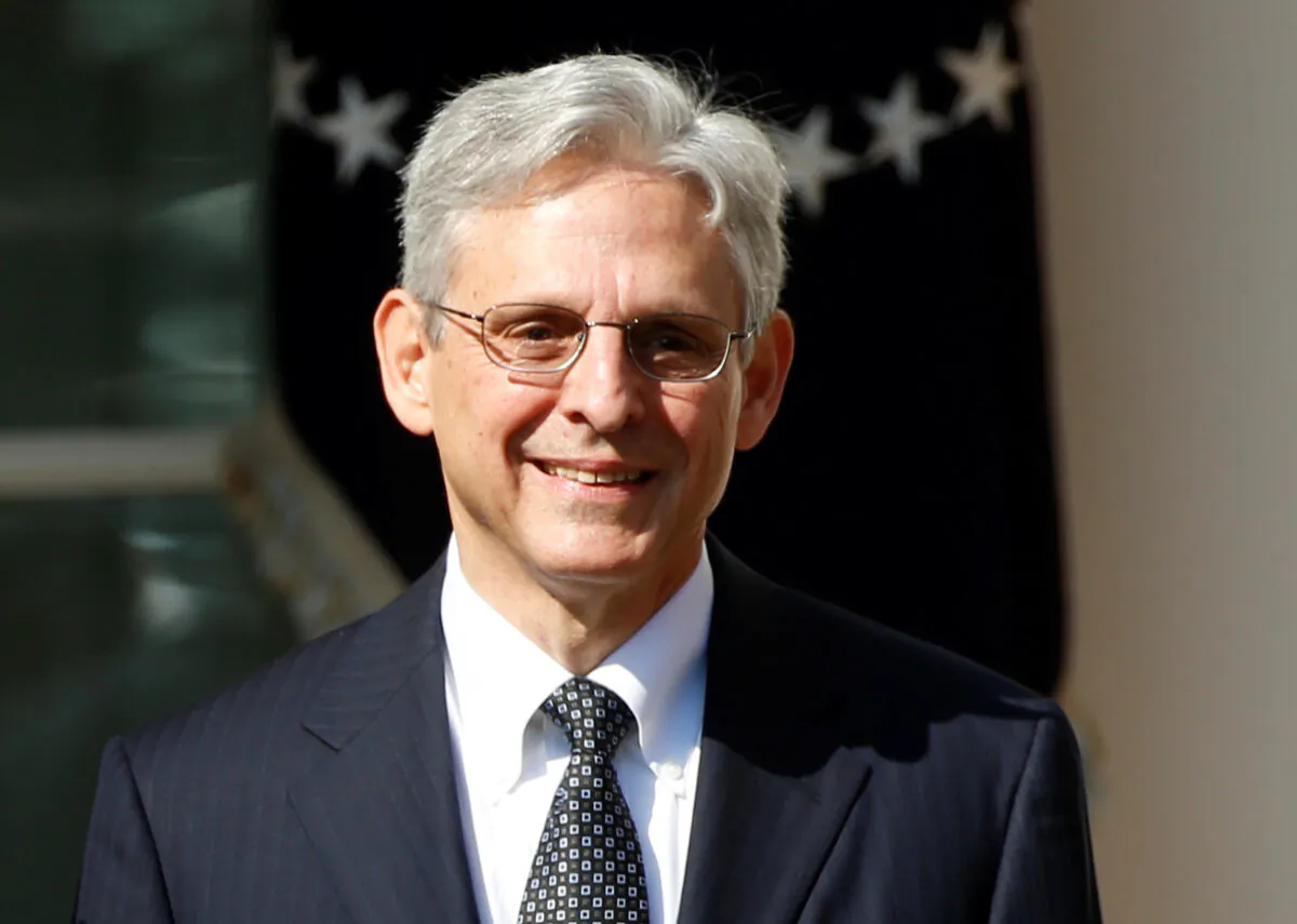 Appeals Court Judge Merrick Garland speaks in the Rose Garden of the White House to the U.S. Supreme Court on March 16, 2016. (Kevin Lamarque/Reuters)