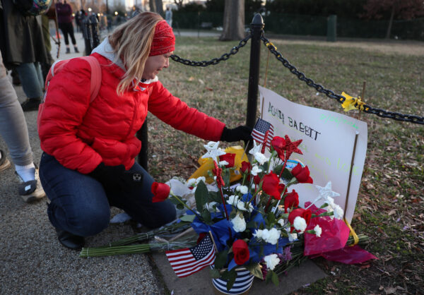 memorial setup for Ashli Babbitt