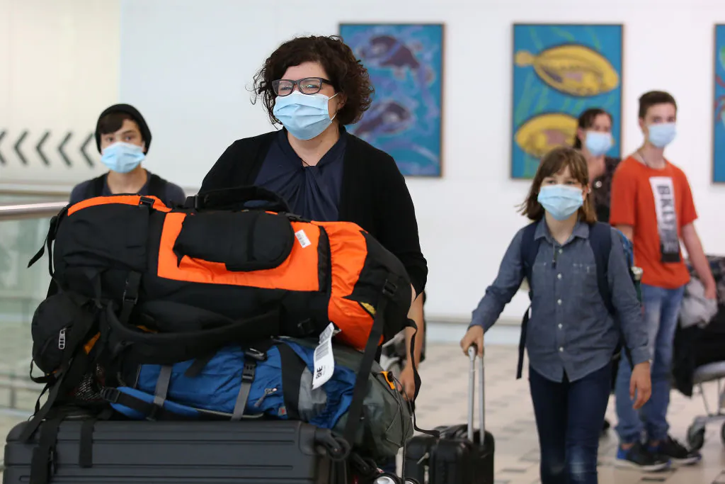 Brisbane Airport in Queensland, Australia, on Jan. 7, 2021. (Jono Searle/Getty Images)