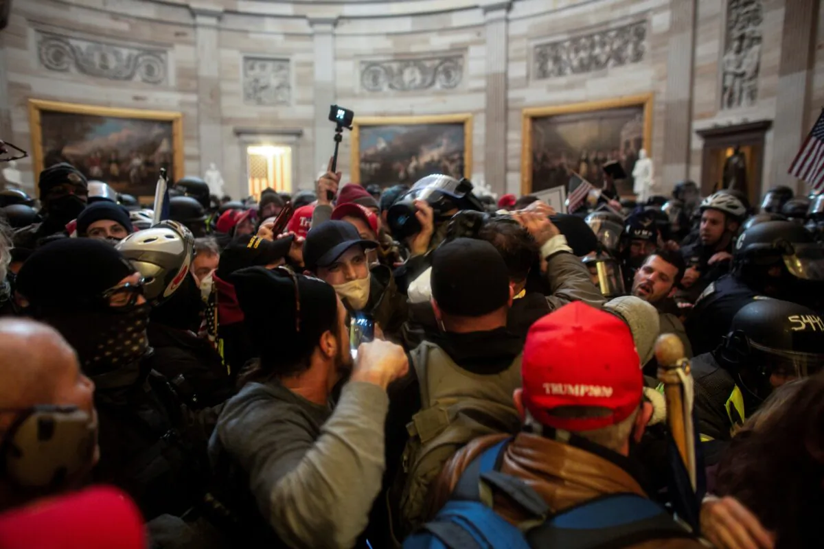 Protesters storm the Capitol Building in Washington D.C. on Jan. 6, 2021. (Ahmed Gaber/Reuters)