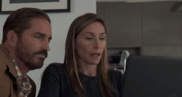 couple looking at computer