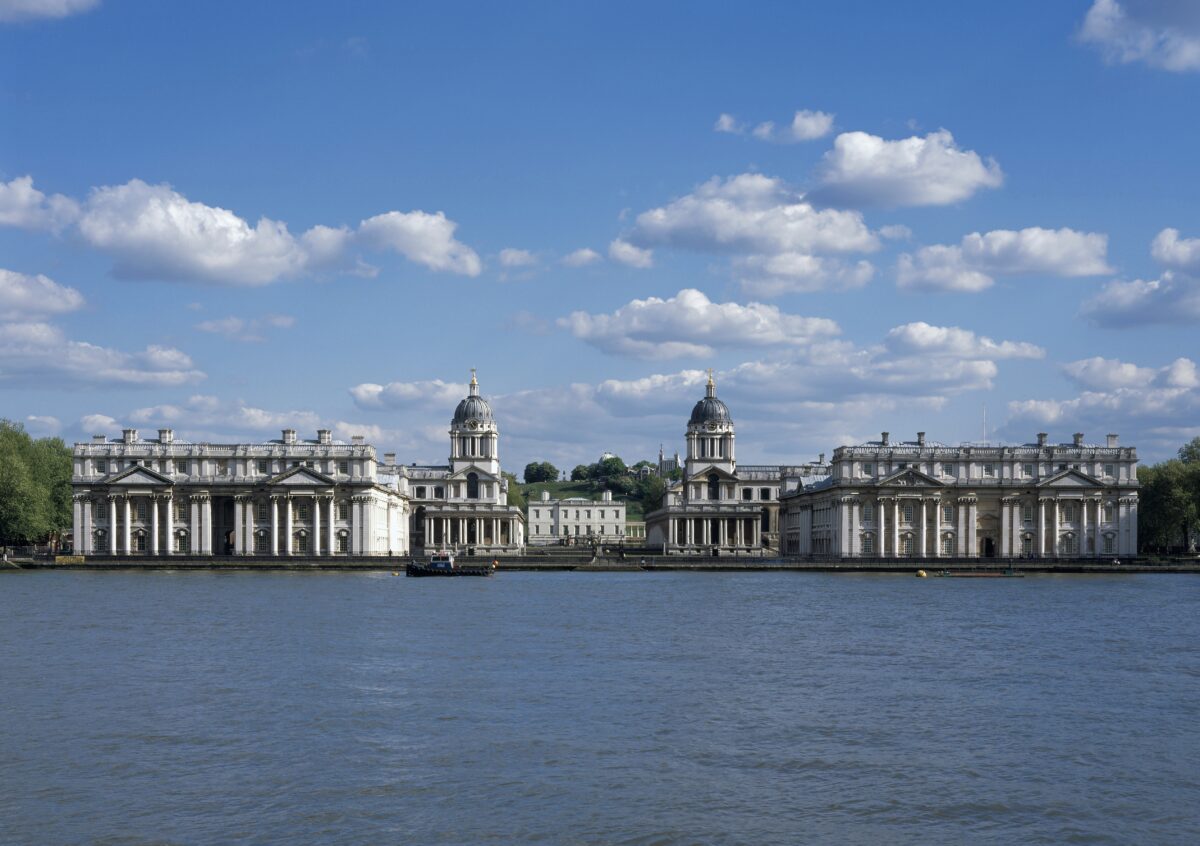 The Italian painter Canaletto famously painted this view of the Old Royal Naval College in Greenwich, London. (Old Royal Naval College)