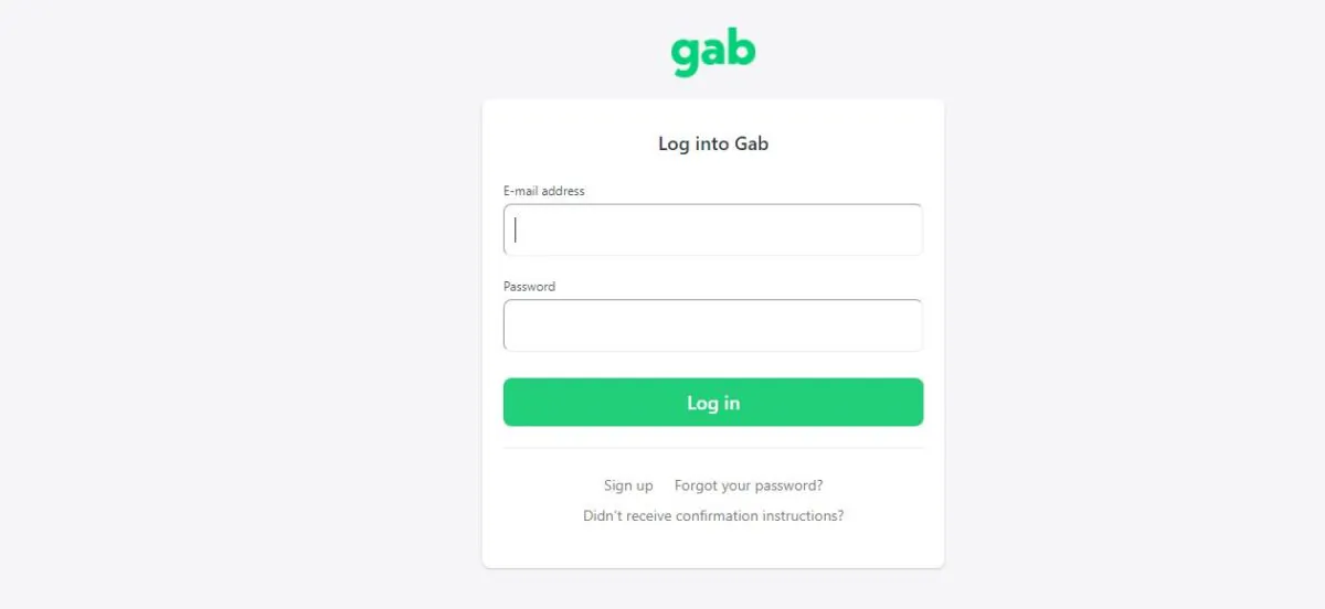 A screenshot shows the social media platform Gab on Jan. 10, 2020. (Screenshot/Gab)