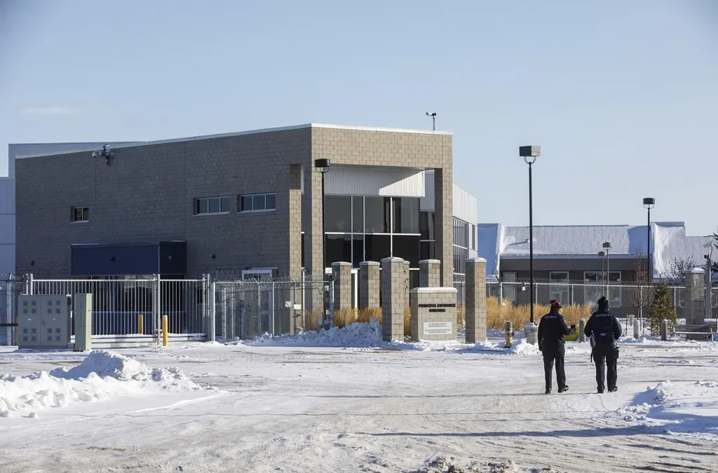 The Edmonton Institution for Women in Edmonton is shown on November 11, 2020.  (The Canadian Press/Jason Franson)