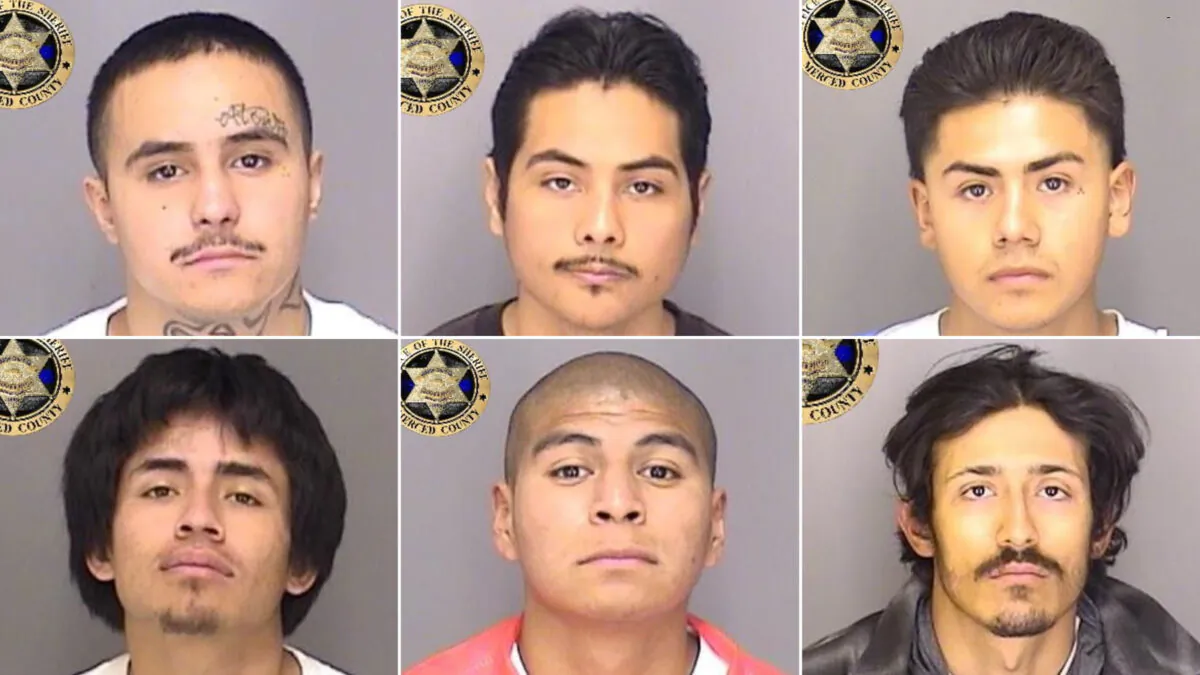 Hispanic fugitives who escaped from Merced County Downtown Jail in California on Jan. 10, 2021. (Courtesy of Merced County Sheriff's Office)