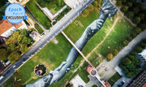 Artist Paints the World’s Largest Human Chain Mural Across 5 Continents