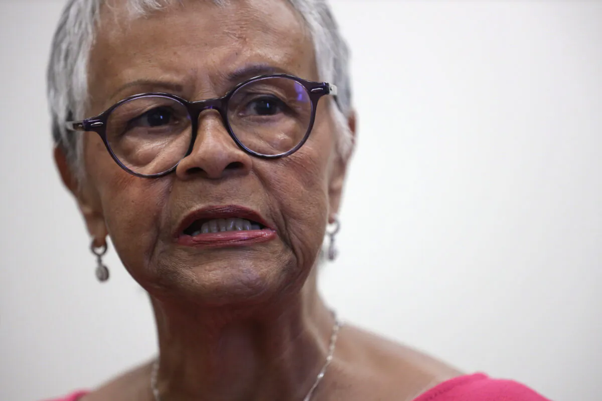 Rep. Bonnie Coleman Watson (D-N.J.) speaks to reporters in Washington on Dec. 5, 2019. (Alex Wong/Getty Images)