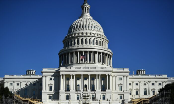 Capitol Hill in Washington on Nov. 9, 2020. (Brendan Smialowski/AFP via Getty Images)