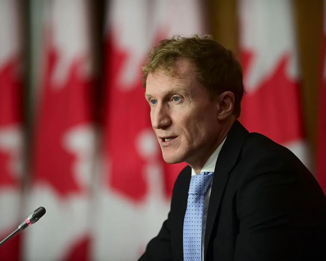 Marc Miller, Minister of Indigenous Services, holds a news conference in Ottawa on Dec. 2, 2020. (The Canadian Press/Sean Kilpatrick)
