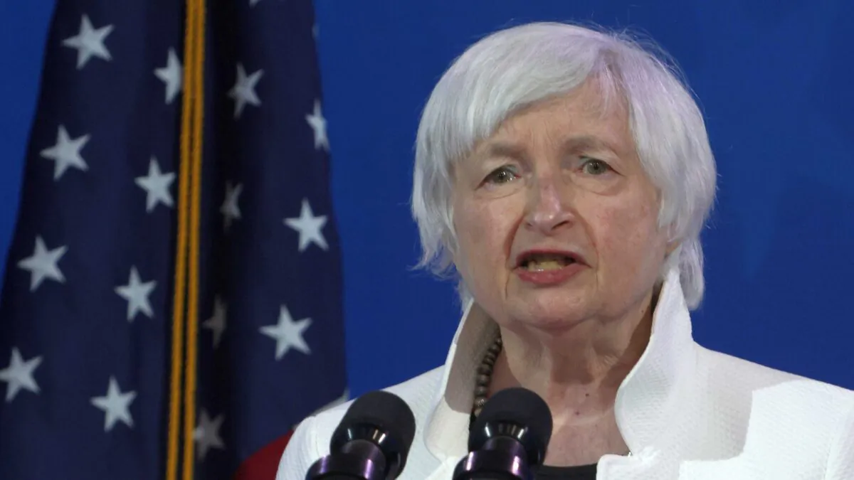 Treasury Secretary nominee Janet Yellen speaks during an event to name President-elect Joe Biden’s economic team at the Queen Theater in Wilmington, Del., on Dec. 1, 2020. (Alex Wong/Getty Images)
