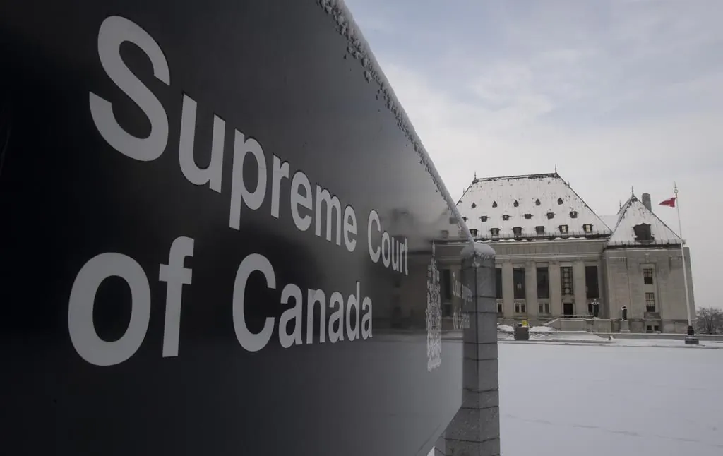 The Supreme Court of Canada is seen, on January 16, 2020 in Ottawa. (The Canadian Press/Adrian Wyld)
