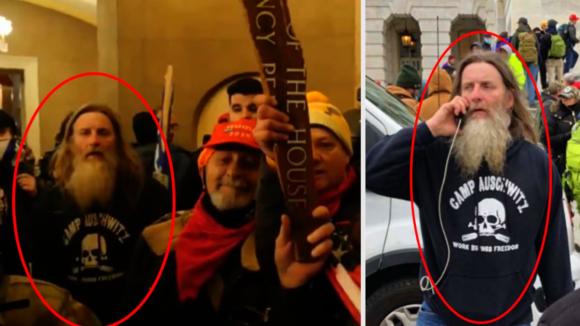 Man Seen Wearing 'Camp Auschwitz' Sweatshirt During Capitol Breach Arrested - Vimarsana News