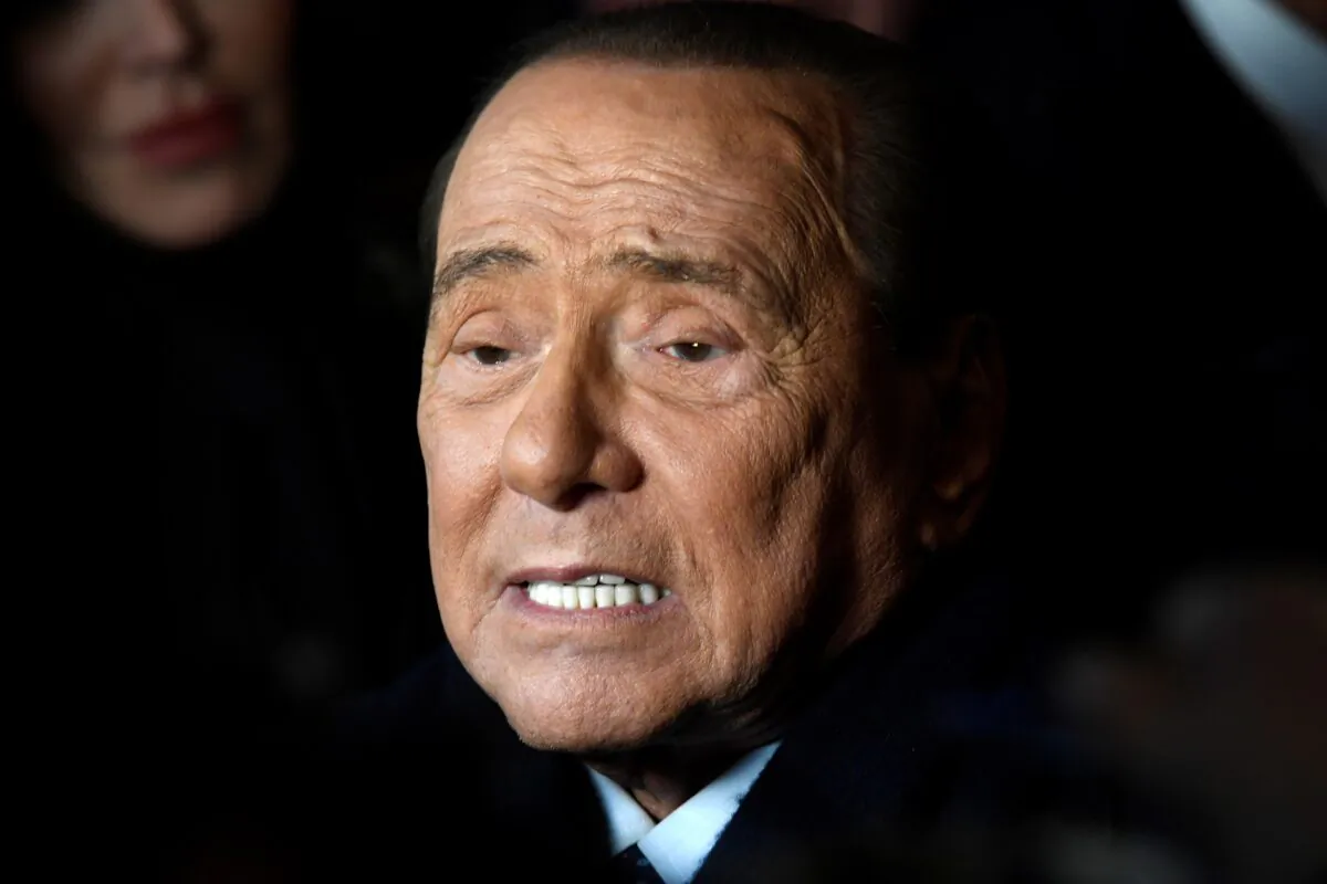 Former Italian Prime Minister and leader of the Forza Italia (Go Italy!) party Silvio Berlusconi attends a rally ahead of a regional election in Emilia-Romagna, in Ravenna, Italy, Jan. 24, 2020. (Flavio Lo Scalzo/Reuters)