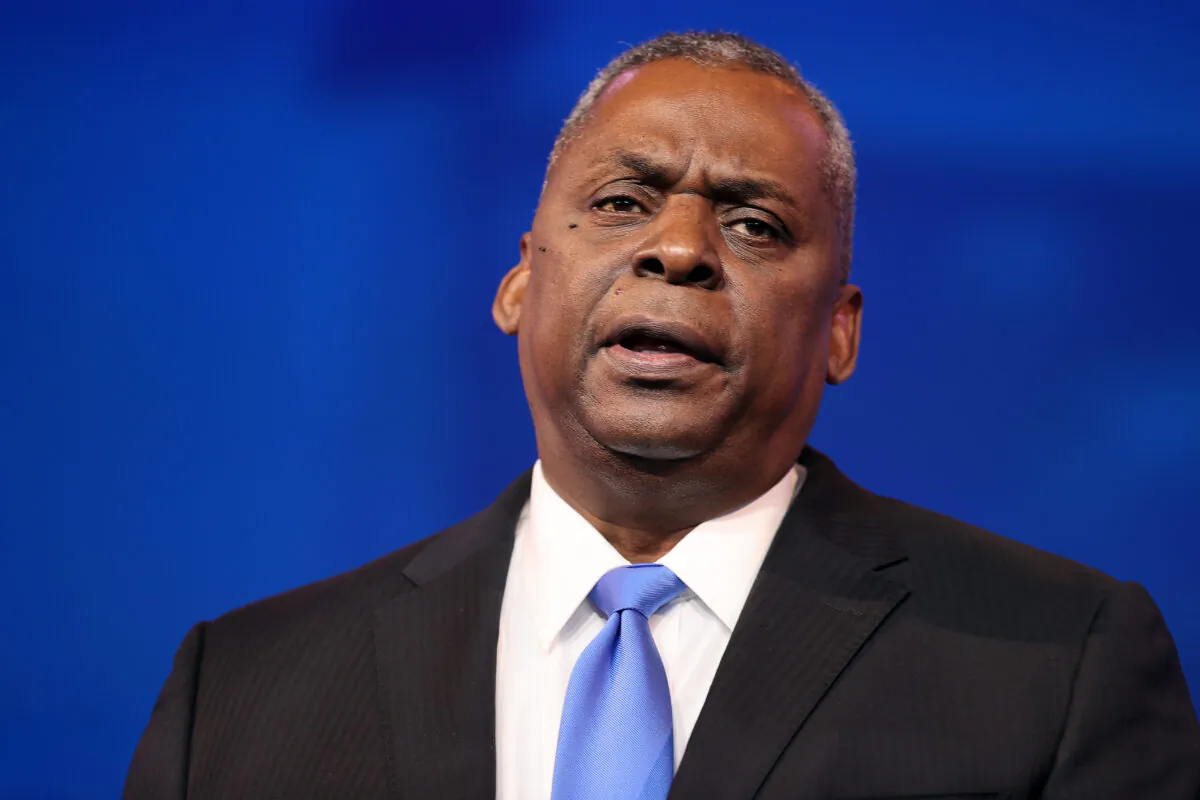 Retired Gen. Lloyd Austin speaks after being formally nominated by President-elect Joe Biden to be secretary of defense, in Wilmington, Del., on Dec. 9, 2020. (Chip Somodevilla/Getty Images)